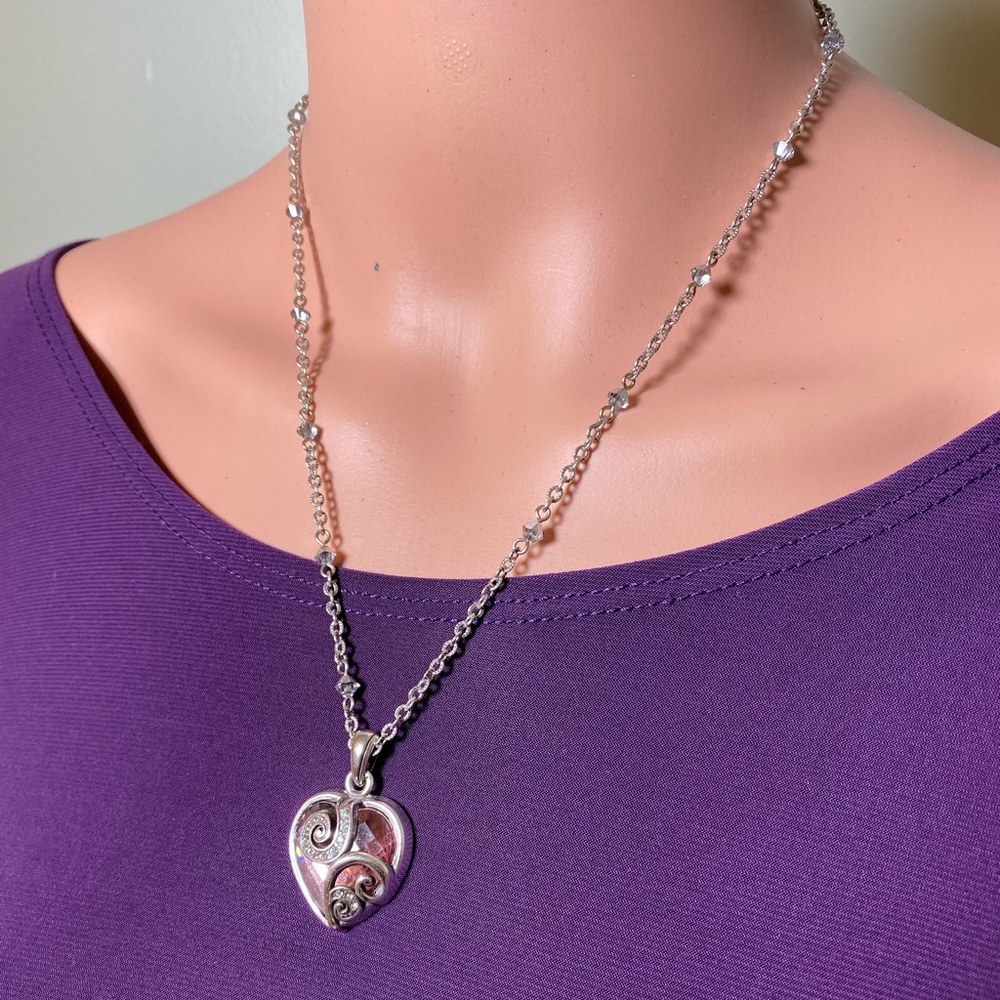 Brighton Crystal Heart Necklace.